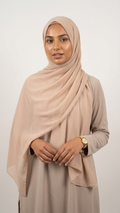 Nude 3-in-1 Hijab Set