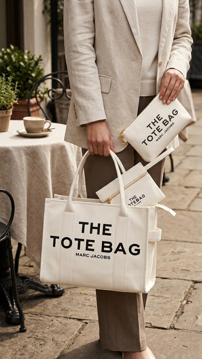 The Tote Bag Set – White