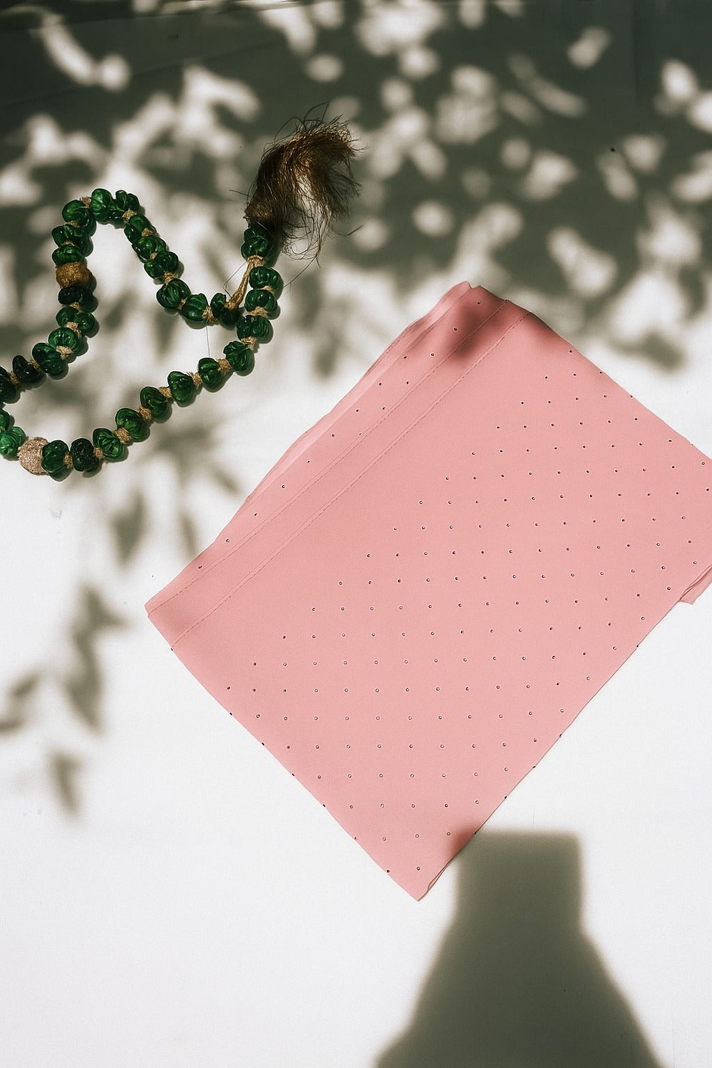 Blush Pink Rhinestone Hijab