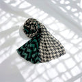 Green & Black Printed Hijab