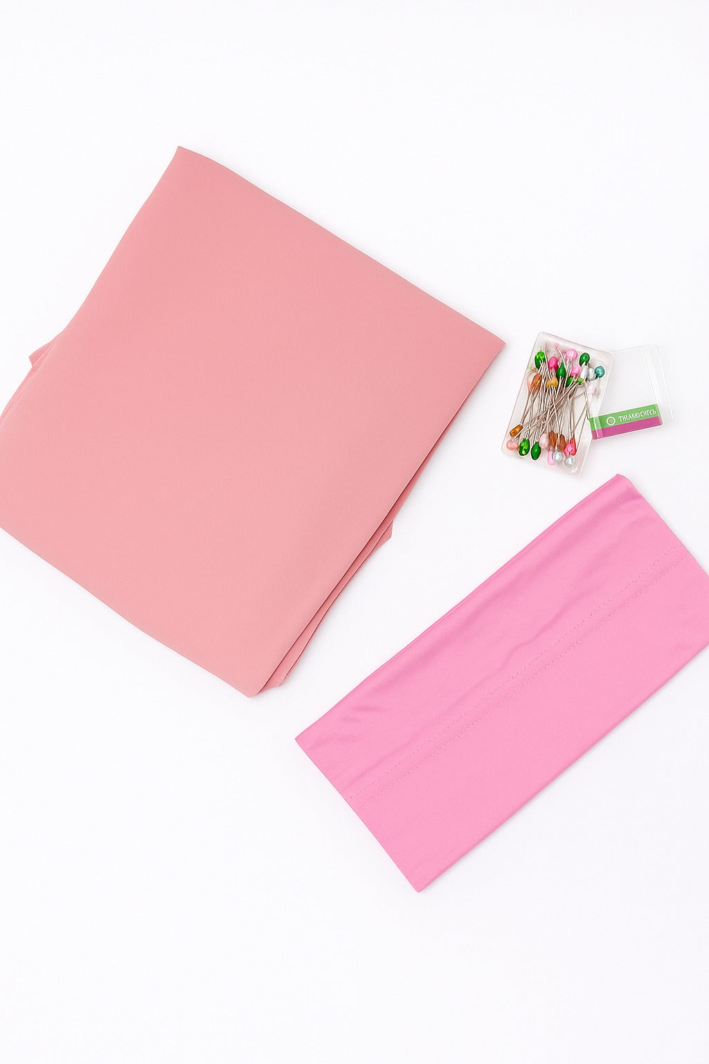 Pink 3-in-1 Hijab Set