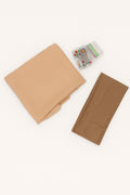 Beige 3-in-1 Hijab Set