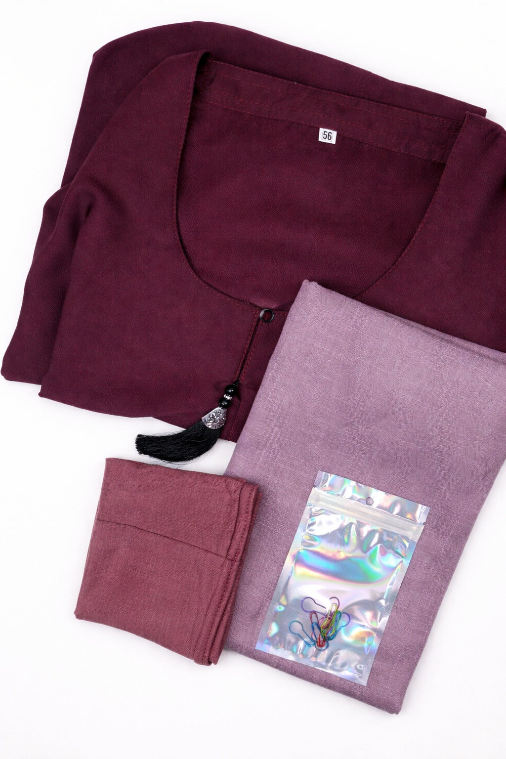 3 Piece Abaya Set  – Everyday Muave Abaya