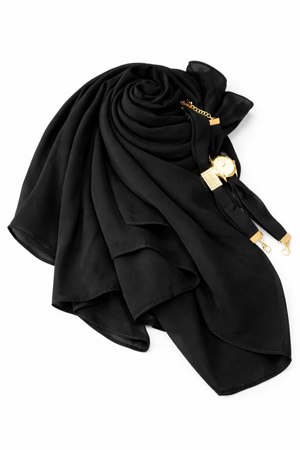 Midnight Noir 3-in-1 Hijab Set