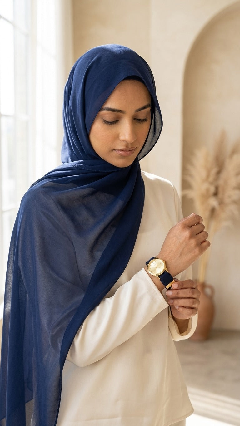 Sapphire Dusk 3-in-1 Hijab Set